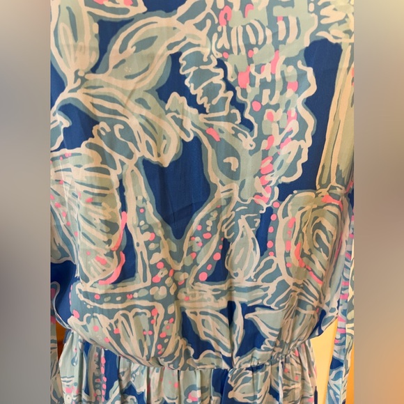 16 - Lilly Pulitzer Dusk Romper in Into the Deep - Picture 4 of 6